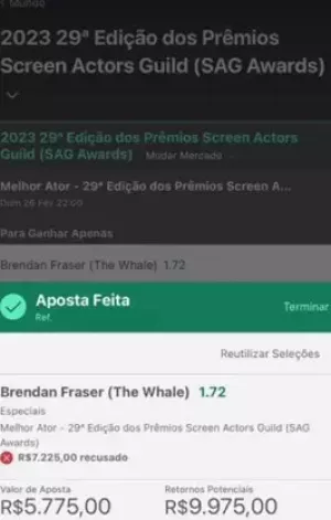 R. Apostador coloca mais de R$140 mil em apostas pré-Oscar (revisado) imagem 2